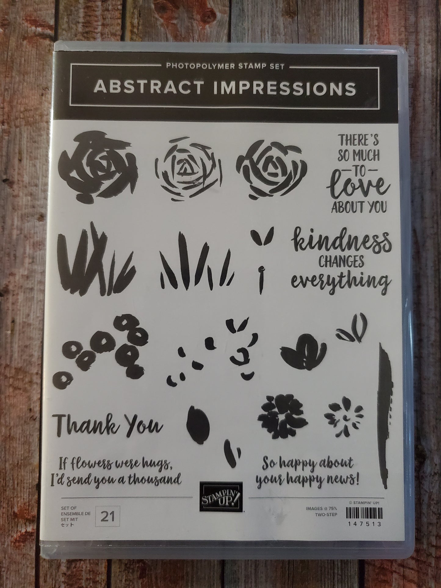 Stampin' UP! "Abstract Impressions" Stamp Set