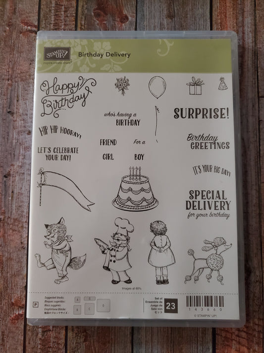 Stampin' UP! "Birthday Delivery" Stamp Set