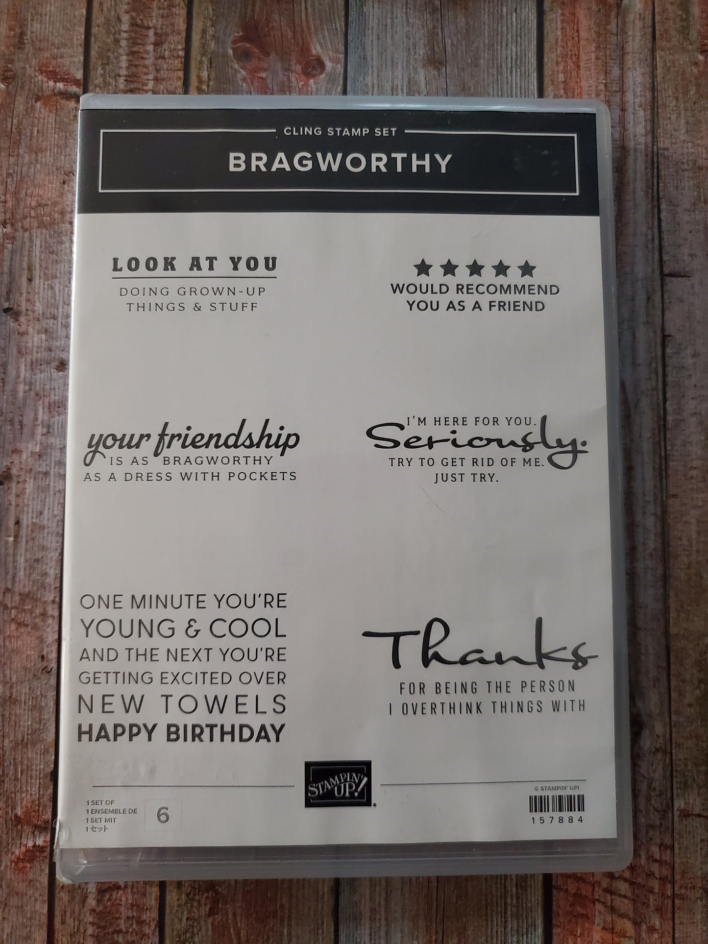 Stampin' UP! "Bragworthy" Stamp Set