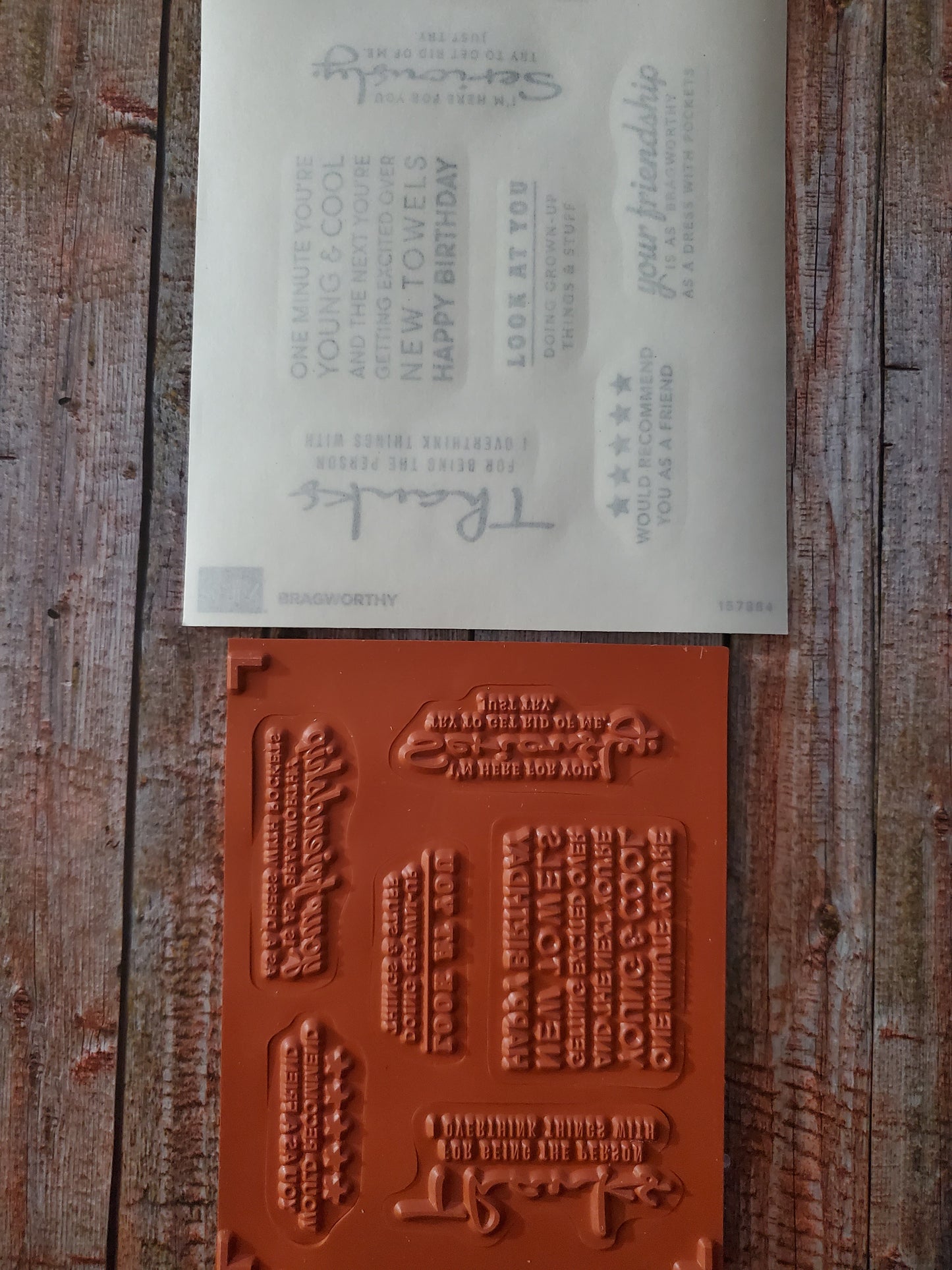 Stampin' UP! "Bragworthy" Stamp Set