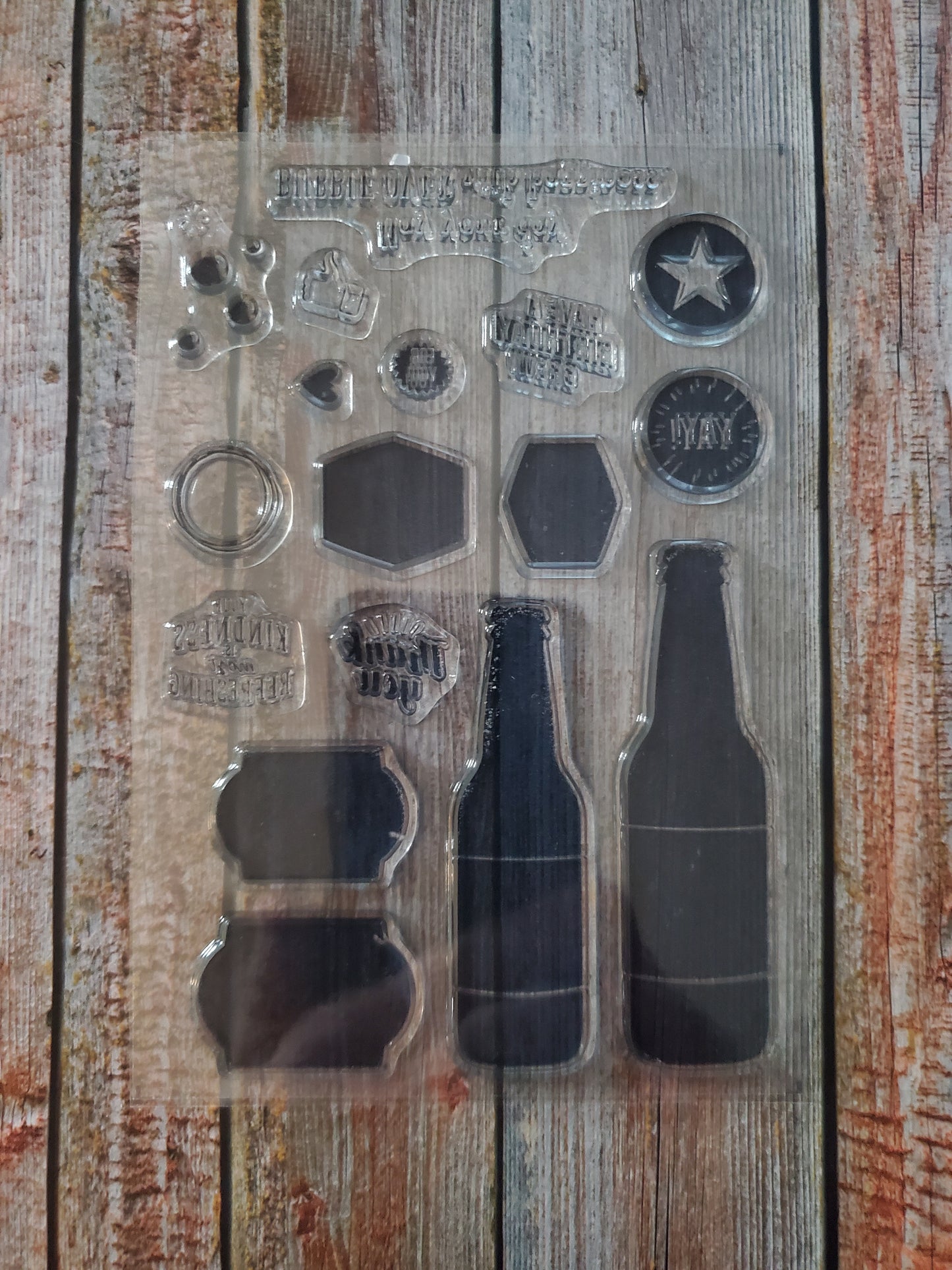 Stampin' UP! "Bubble Over" Stamp Set with "Bottles & Bubbles" Dies