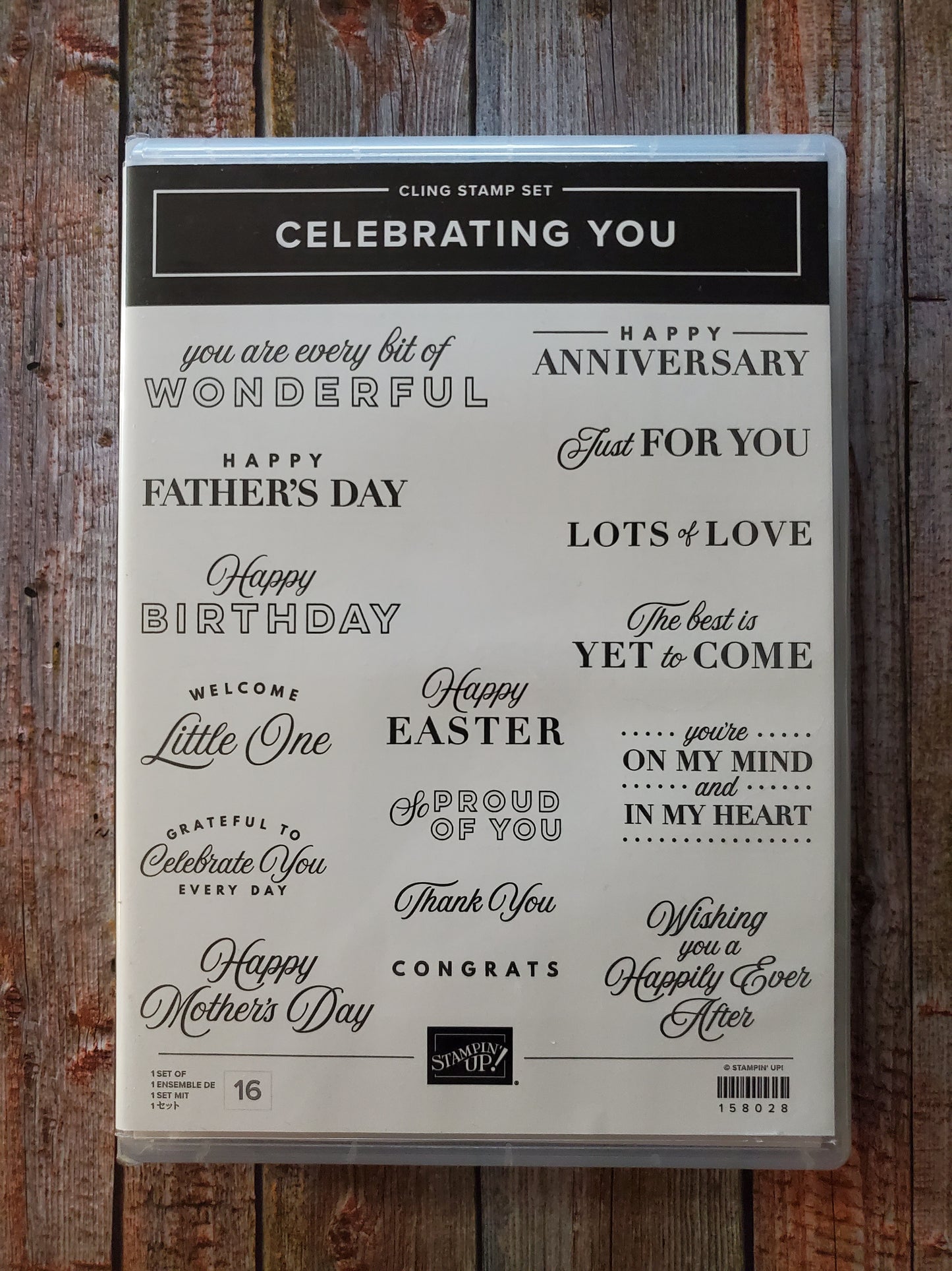 Stampin' UP! "Celebrating You" Stamp Set