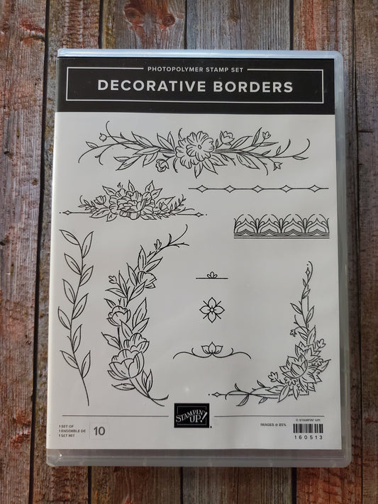 Stampin' UP! "Decorative Borders" Stamp Set