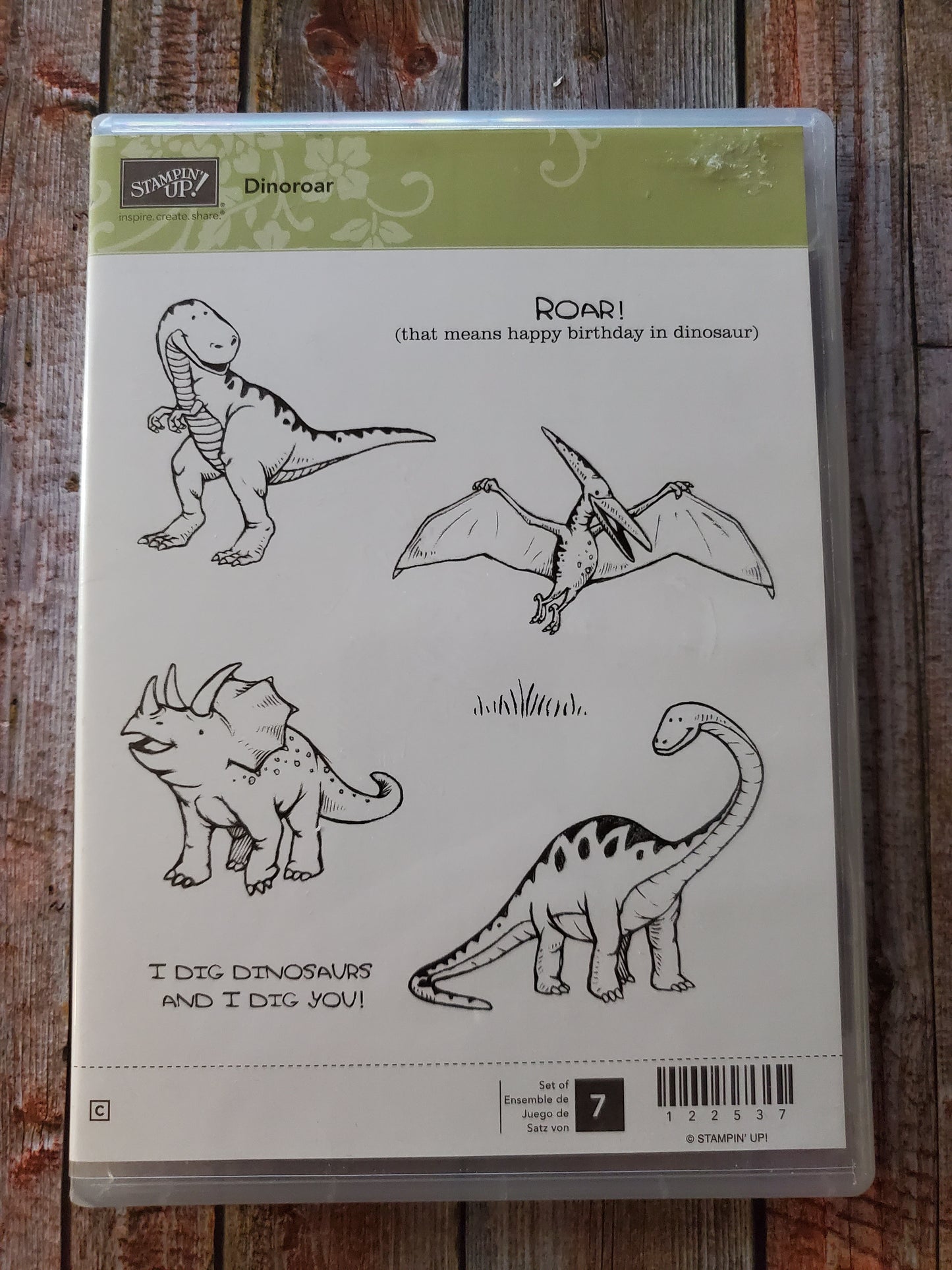 Stampin' UP! "Dinoroar" Stamp Set