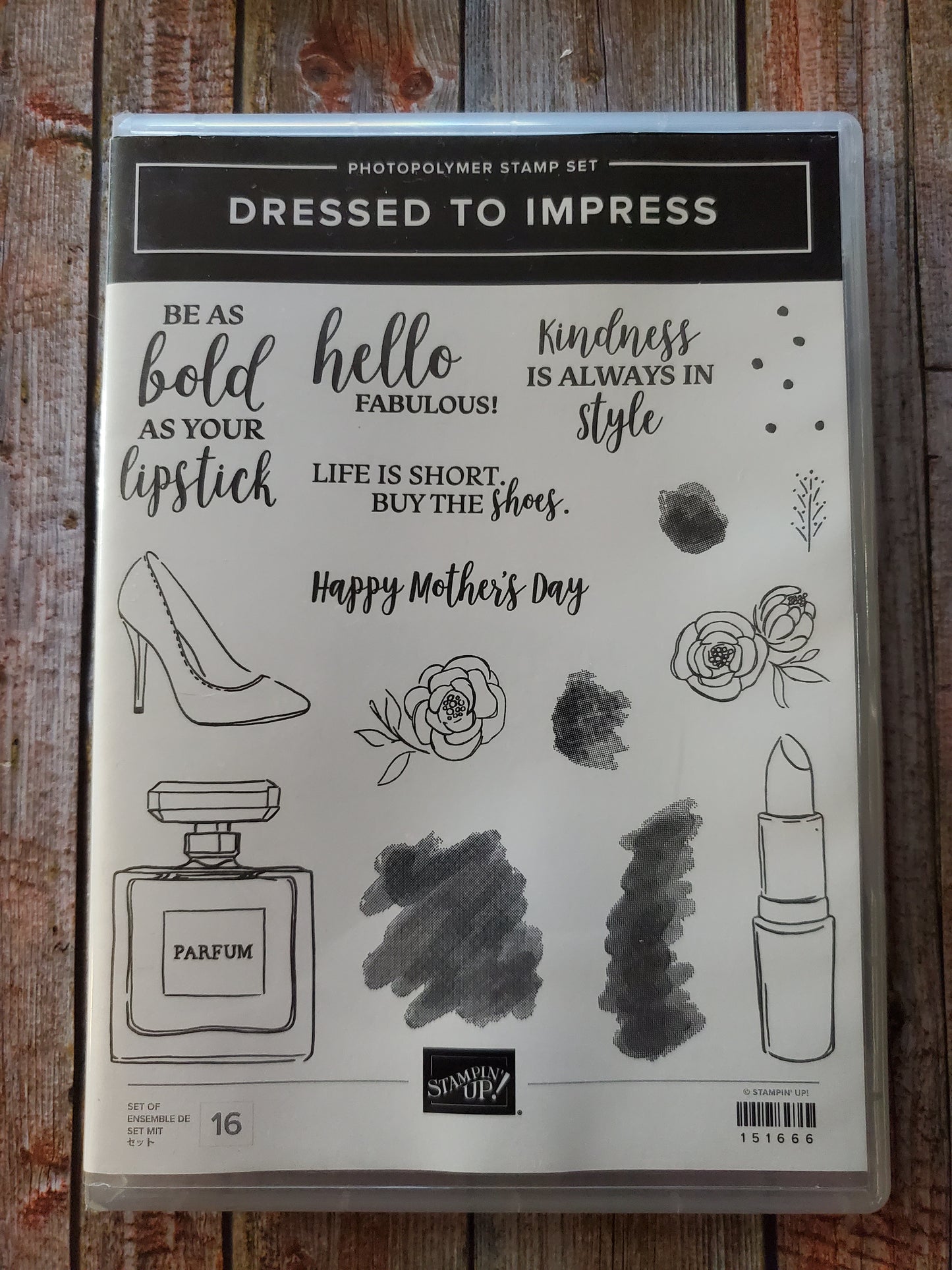 Stampin' UP! "Dressed to Impress" Stamp Set with "All Dressed Up" Dies