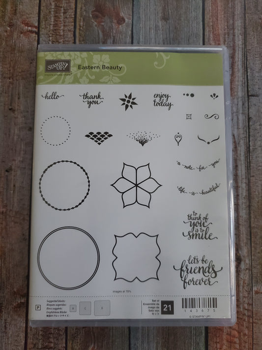 Stampin' UP! "Eastern Beauty" Stamp Set with "Eastern Medallions" Dies