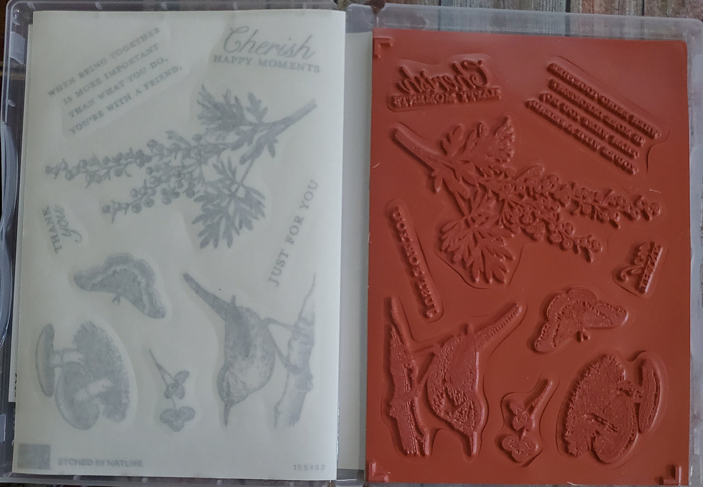 Stampin' UP! "Etched in Nature" Stamp Set