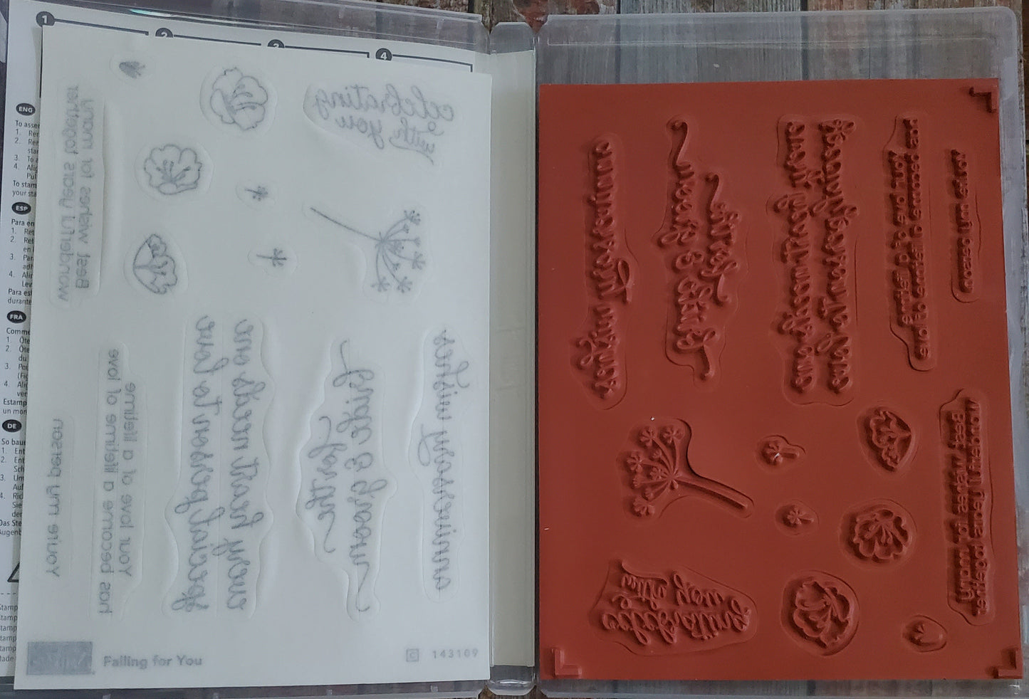 Stampin' UP! "Falling for You" Stamp Set