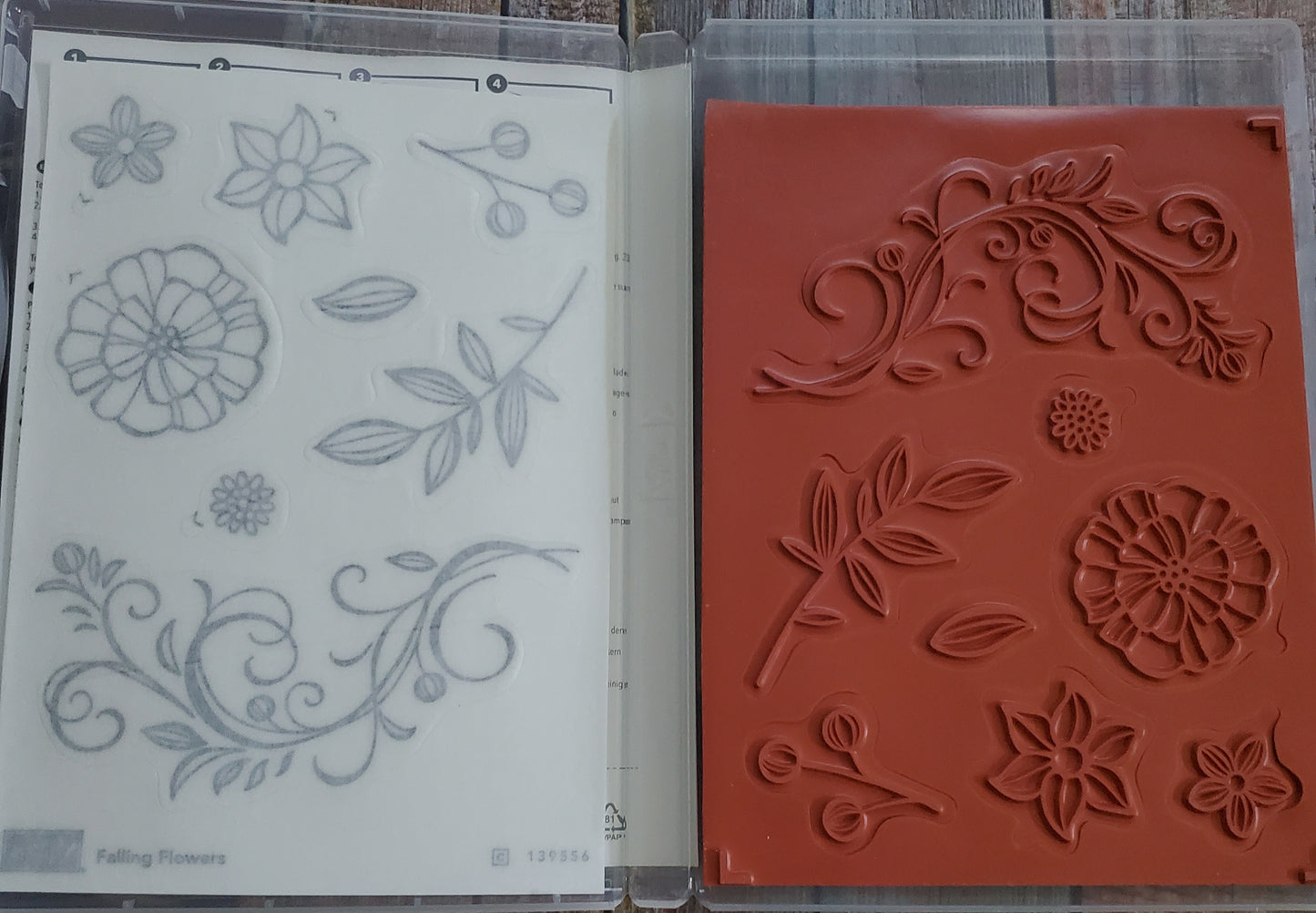 Stampin' UP! "Falling Flowers" Stamp Set with "May Flowers" Dies