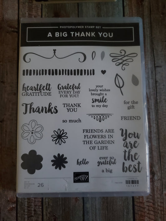 Stampin' UP! "A Big Thank You" Stamp Set