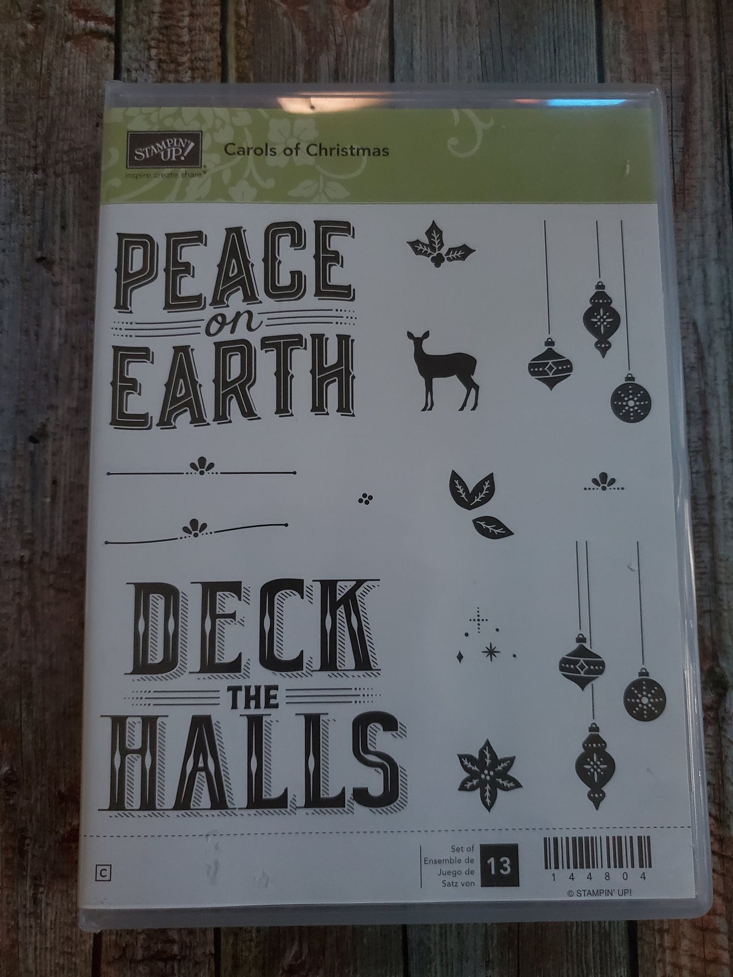 Stampin' UP! "Carols of Christmas" Stamp Set with "Card Front Builder" Dies