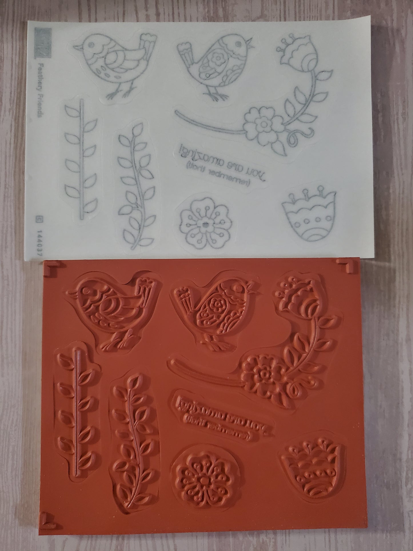 Stampin' UP! "Feathery Friends" Stamp Set