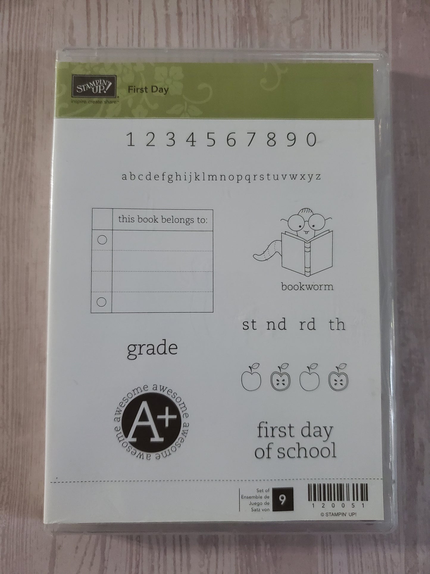 Stampin' UP! "First Day" Stamp Set