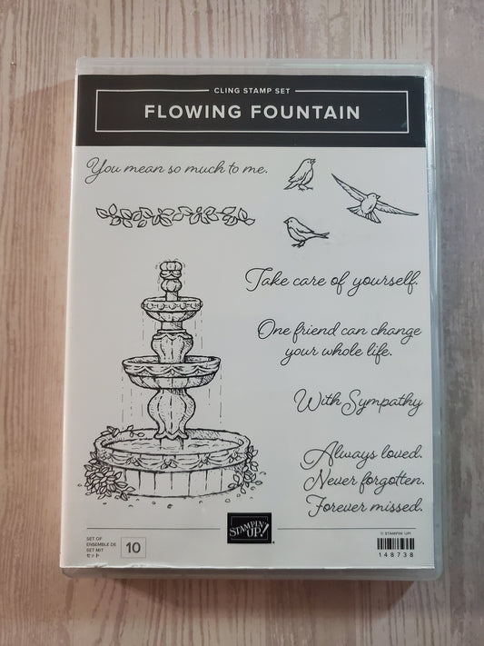 Stampin' UP! "Flowing Fountain" Stamp Set