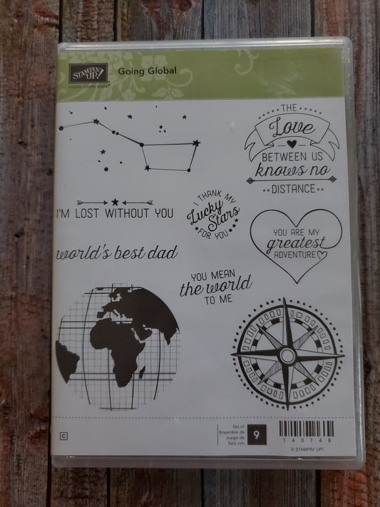 Stampin' UP! "Going Global" Stamp Set