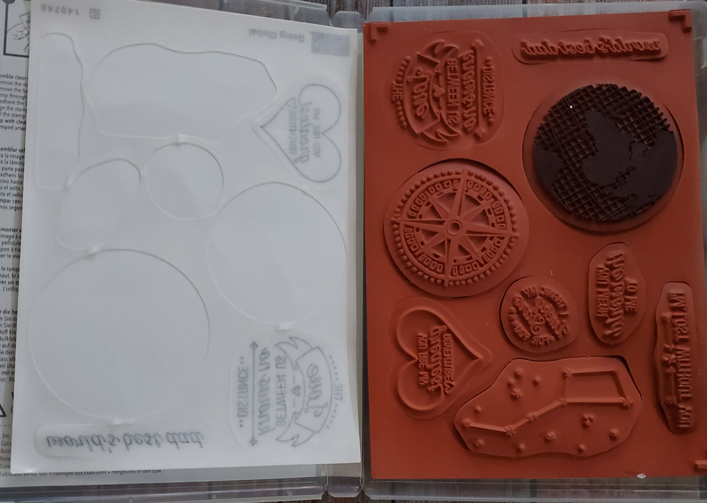 Stampin' UP! "Going Global" Stamp Set