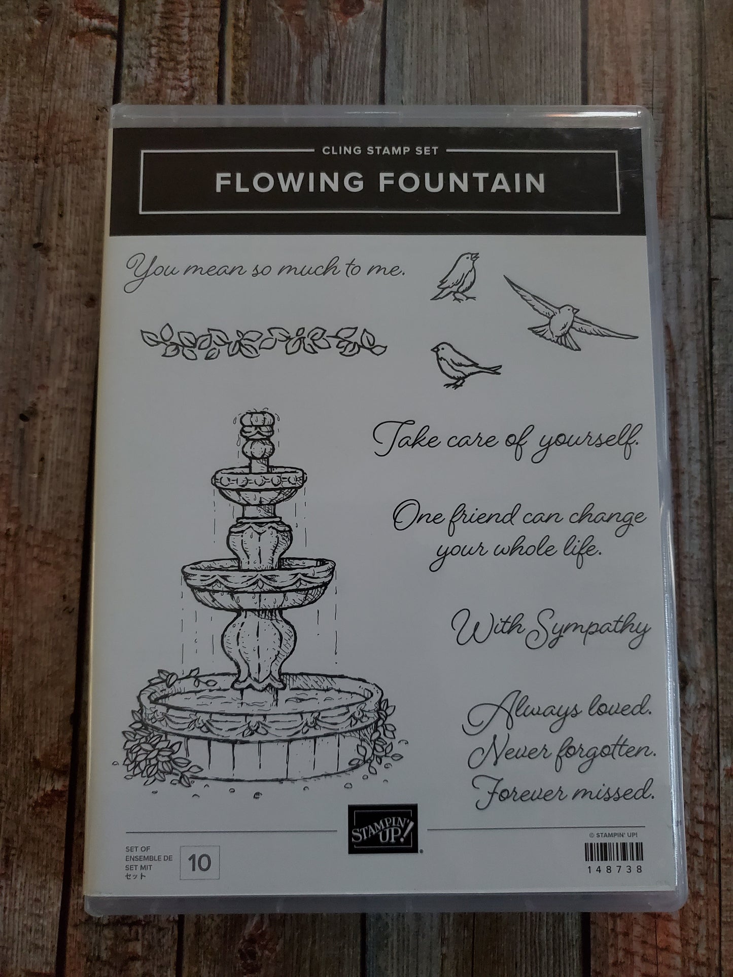 Stampin' UP! "Flowing Fountain" Stamp Set