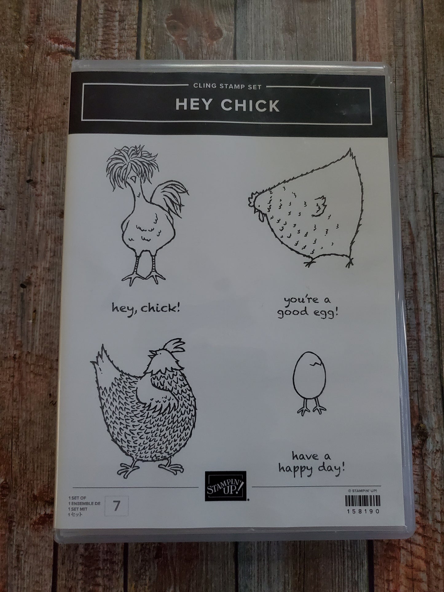 Stampin' UP! "Hey Chick" Stamp Set with "Chick" Dies