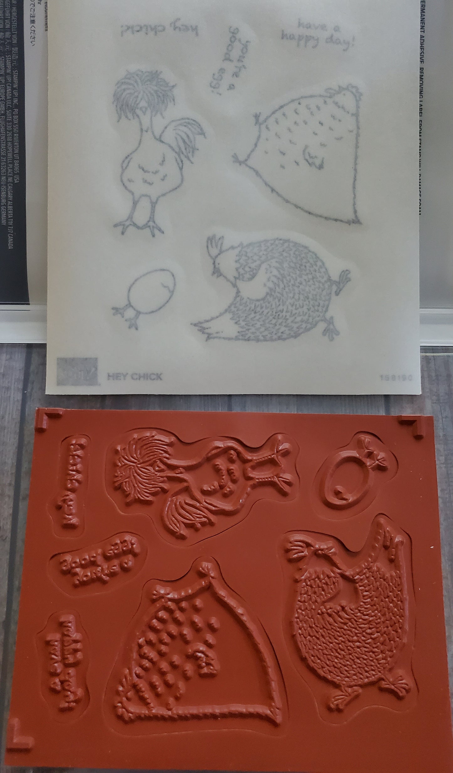 Stampin' UP! "Hey Chick" Stamp Set with "Chick" Dies