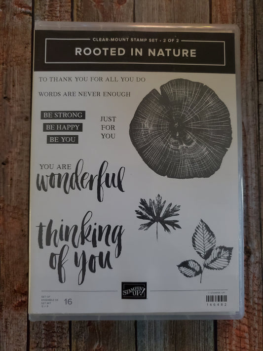 Stampin' UP! "Rooted in Nature" Stamp Set with "Nature's Roots" Dies