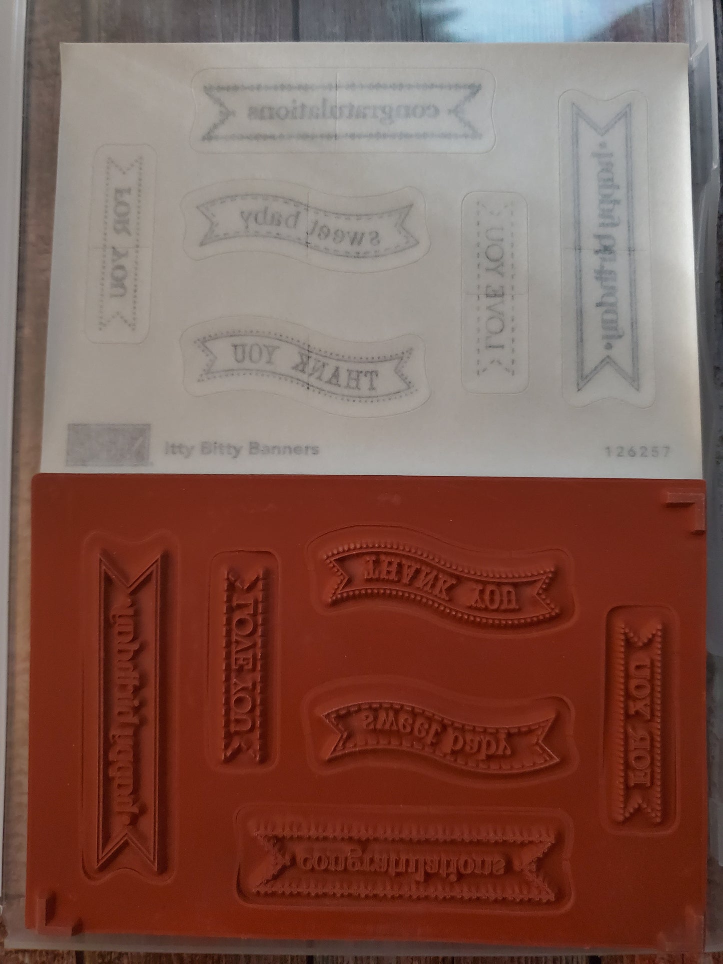 Stampin' UP! "Itty Bitty Banners" Stamp Set