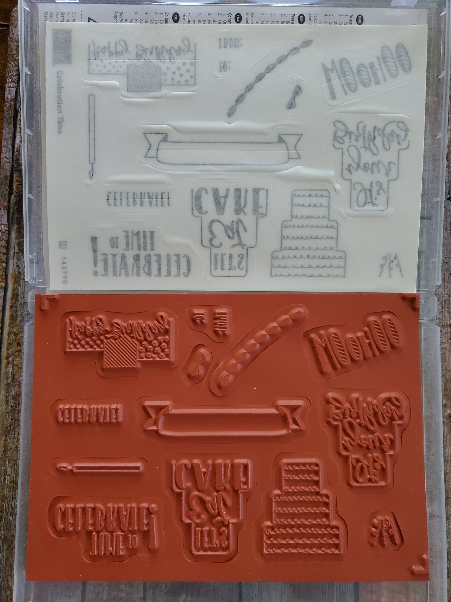 Stampin' UP! "Celebration Time" Stamp Set with "Celebration" Dies