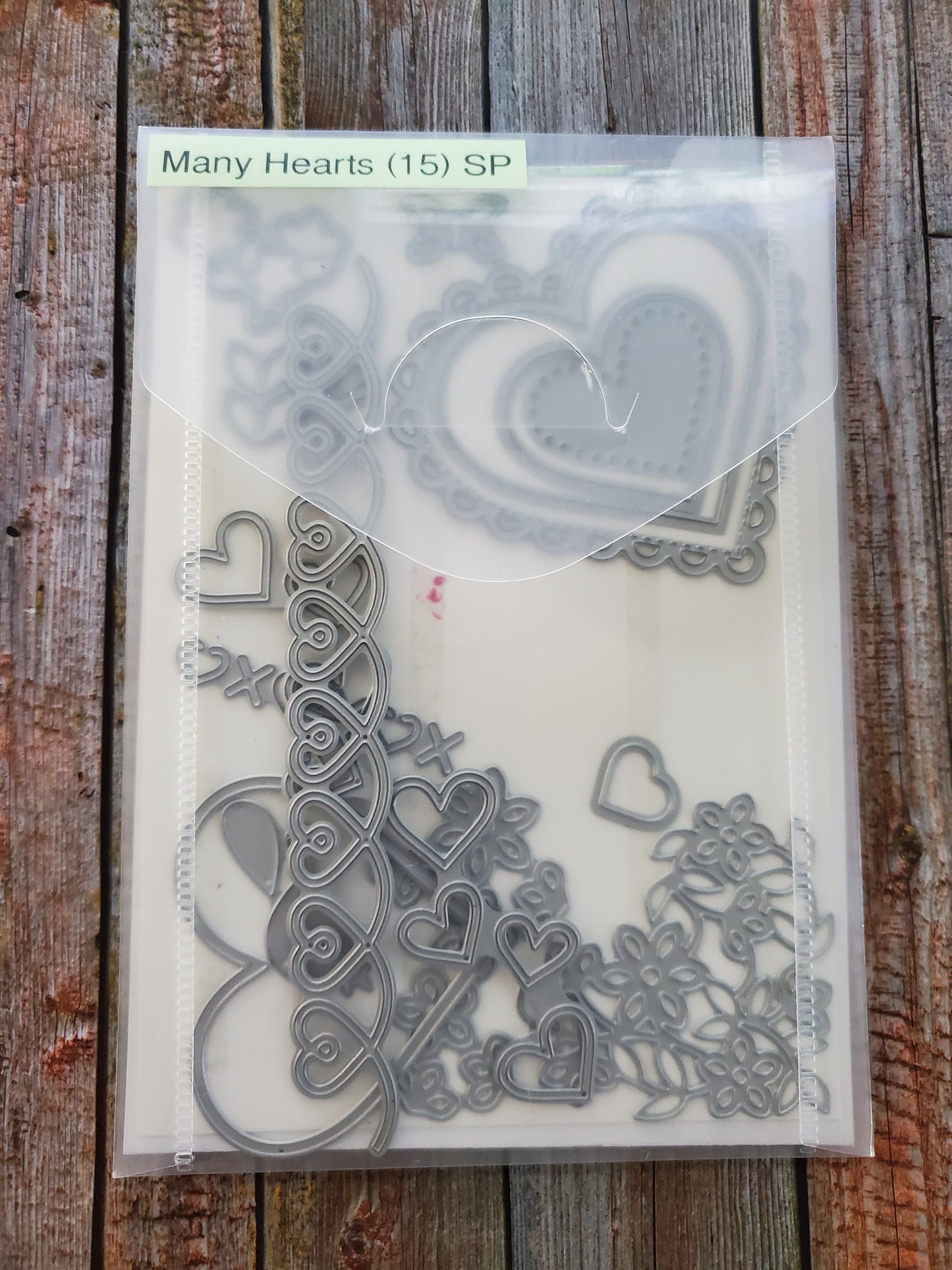 Stampin' UP! "Lots of Heart" Stamp Set with "Many Hearts" Dies