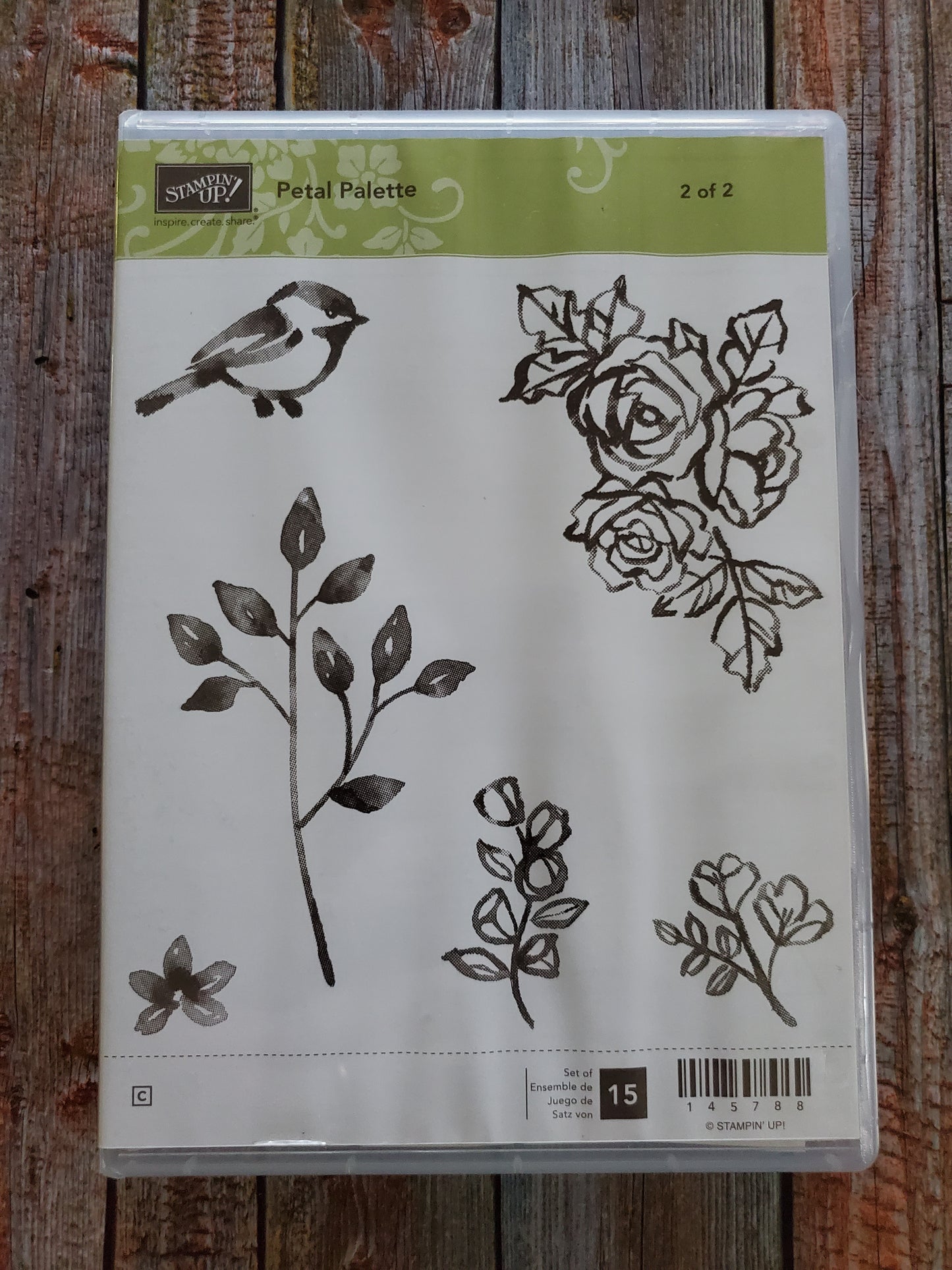 Stampin' UP! "Petal Palette" Stamp Set with "Petals & More" Dies