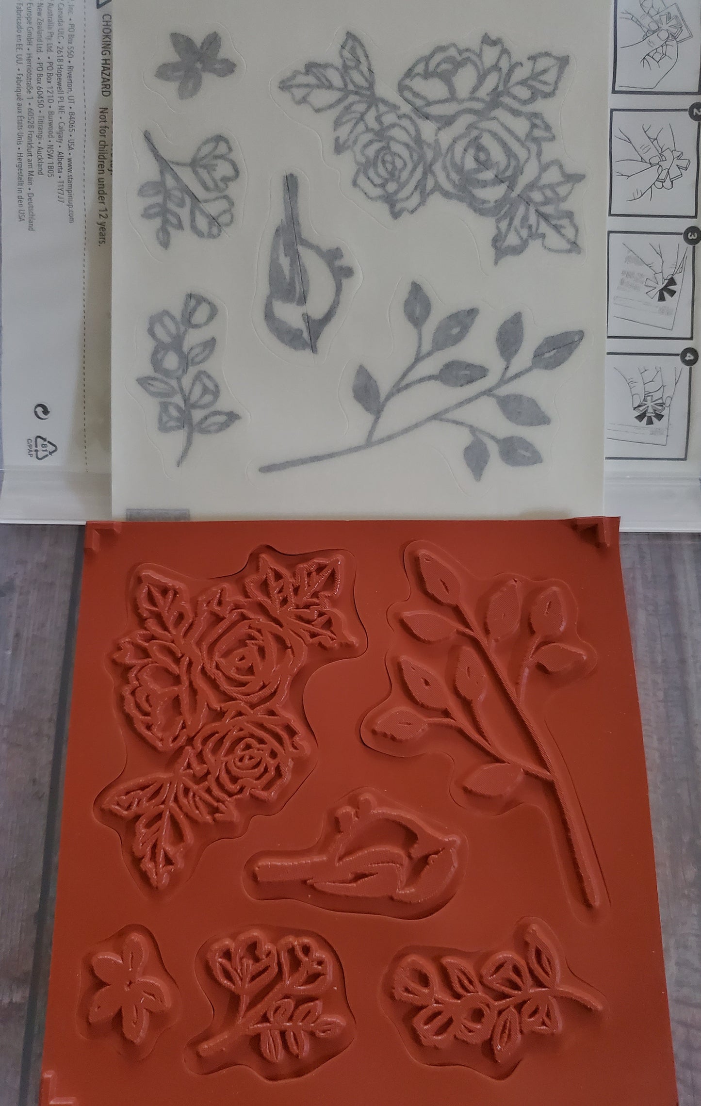 Stampin' UP! "Petal Palette" Stamp Set with "Petals & More" Dies