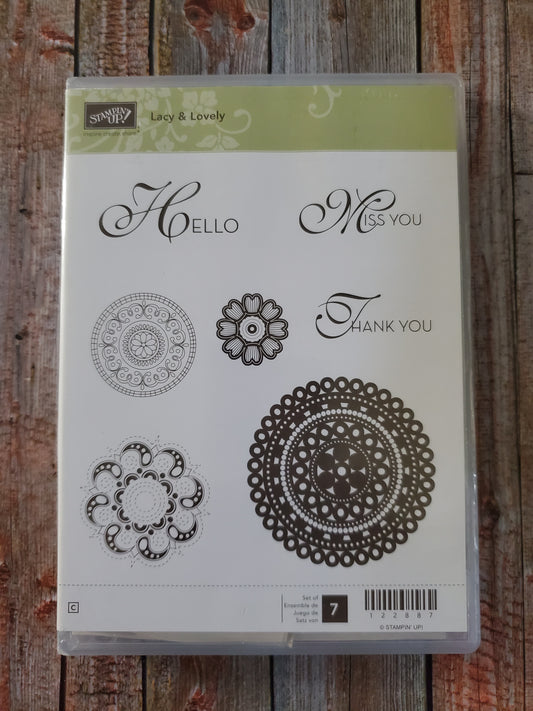 Stampin' UP! "Lacy & Lovely" Stamp Set