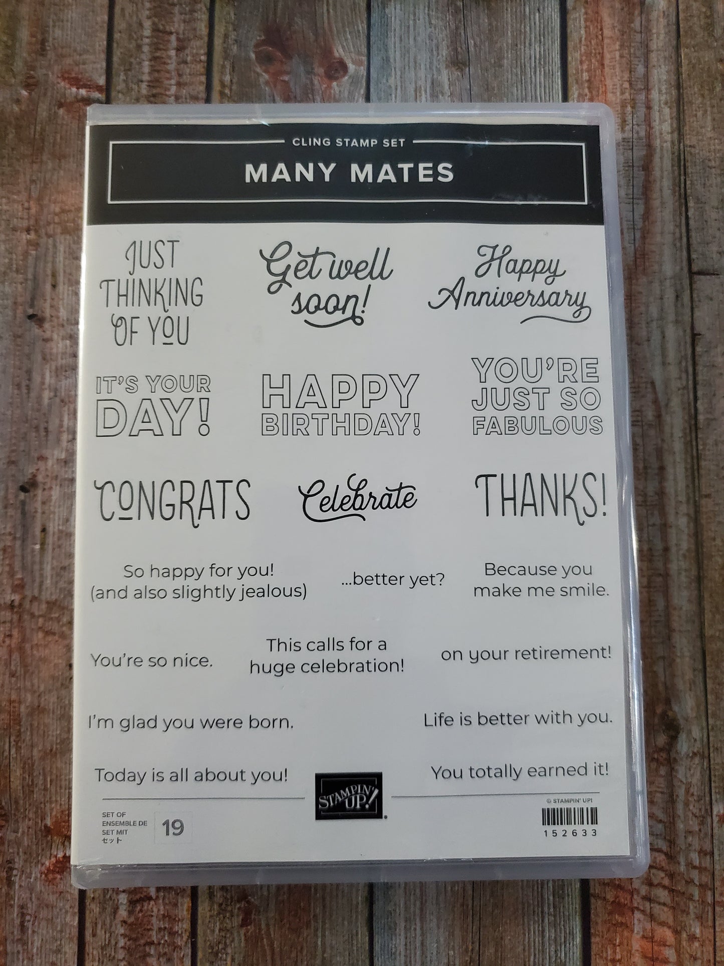 Stampin' UP! "Many Mates" Stamp Set