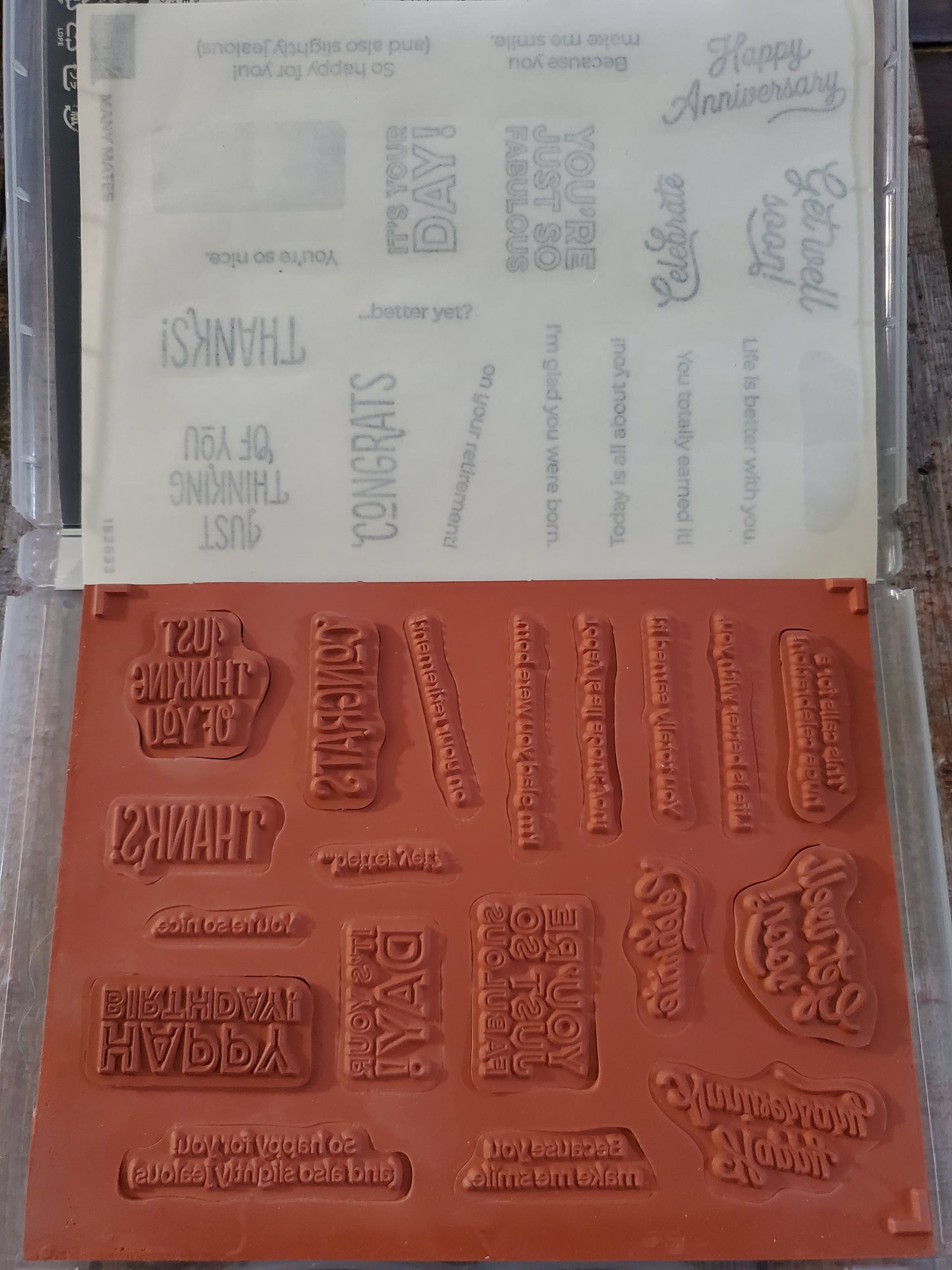 Stampin' UP! "Many Mates" Stamp Set