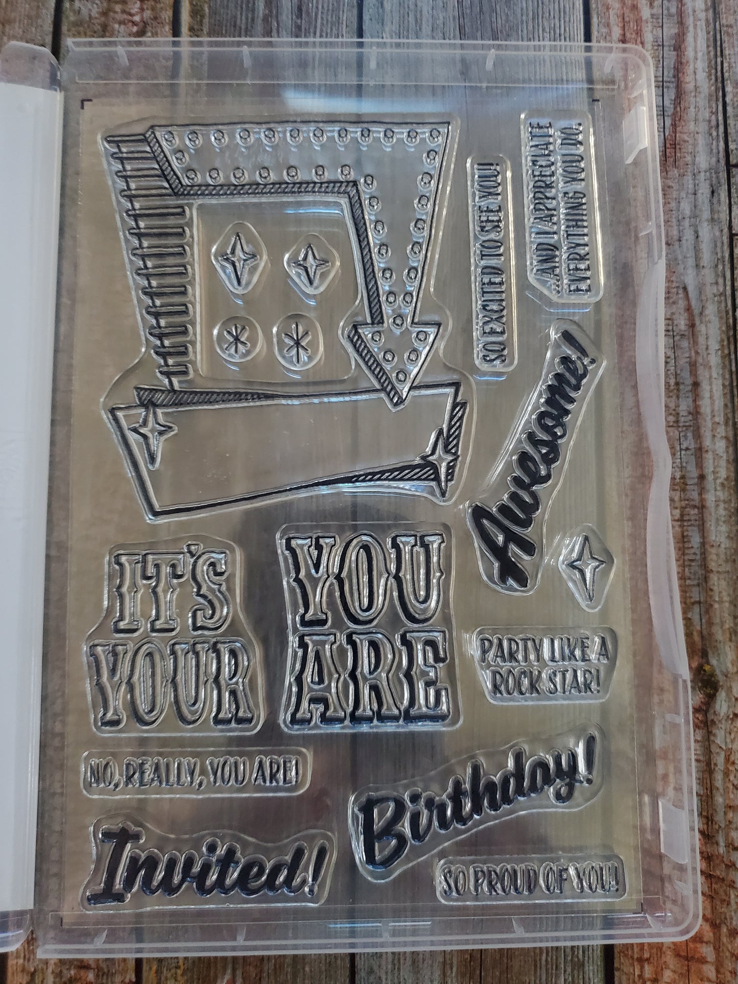 Stampin' UP! "Marquee Messages" Stamp Set