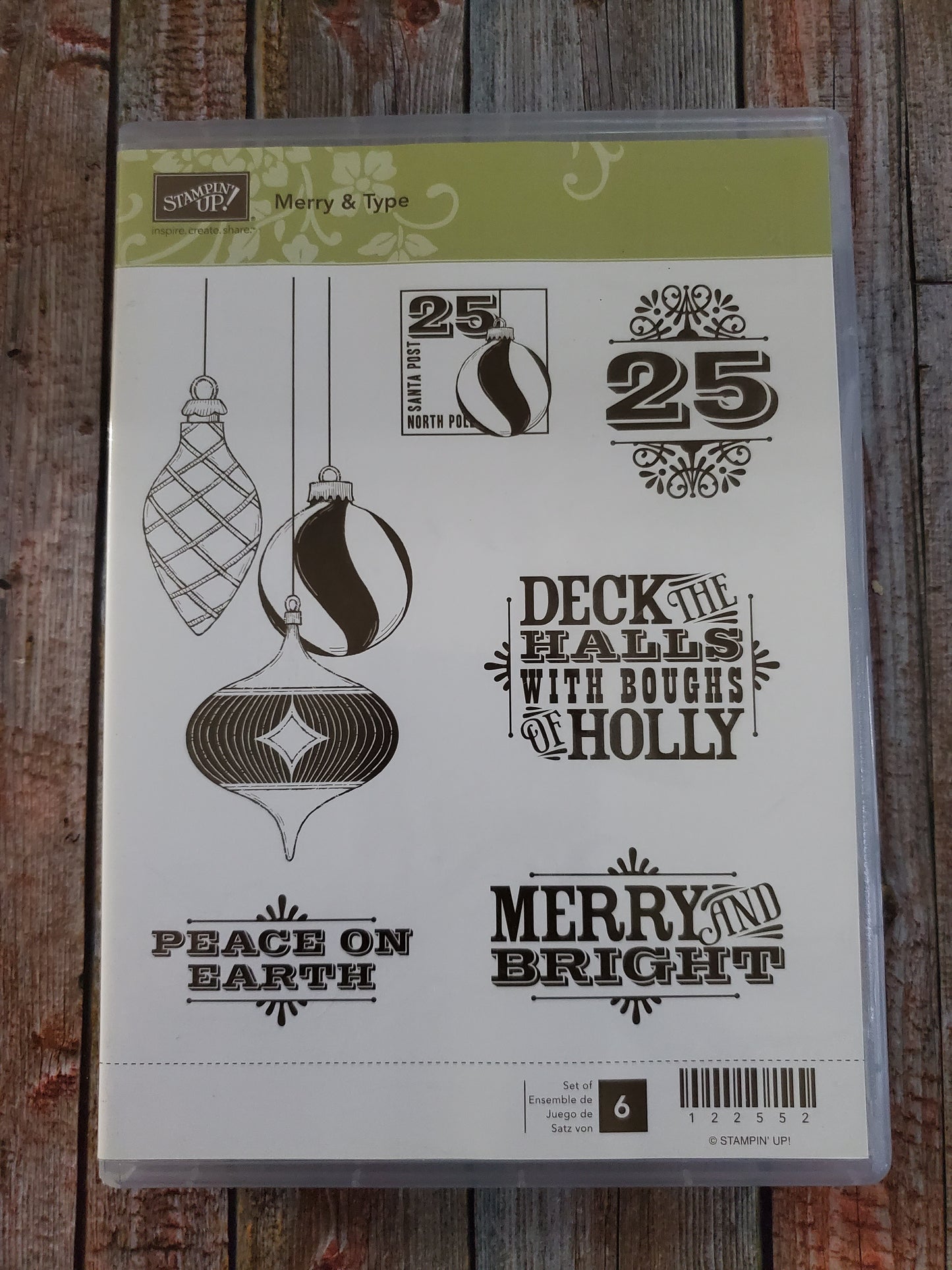 Stampin' UP! "Merry & Type" Stamp Set