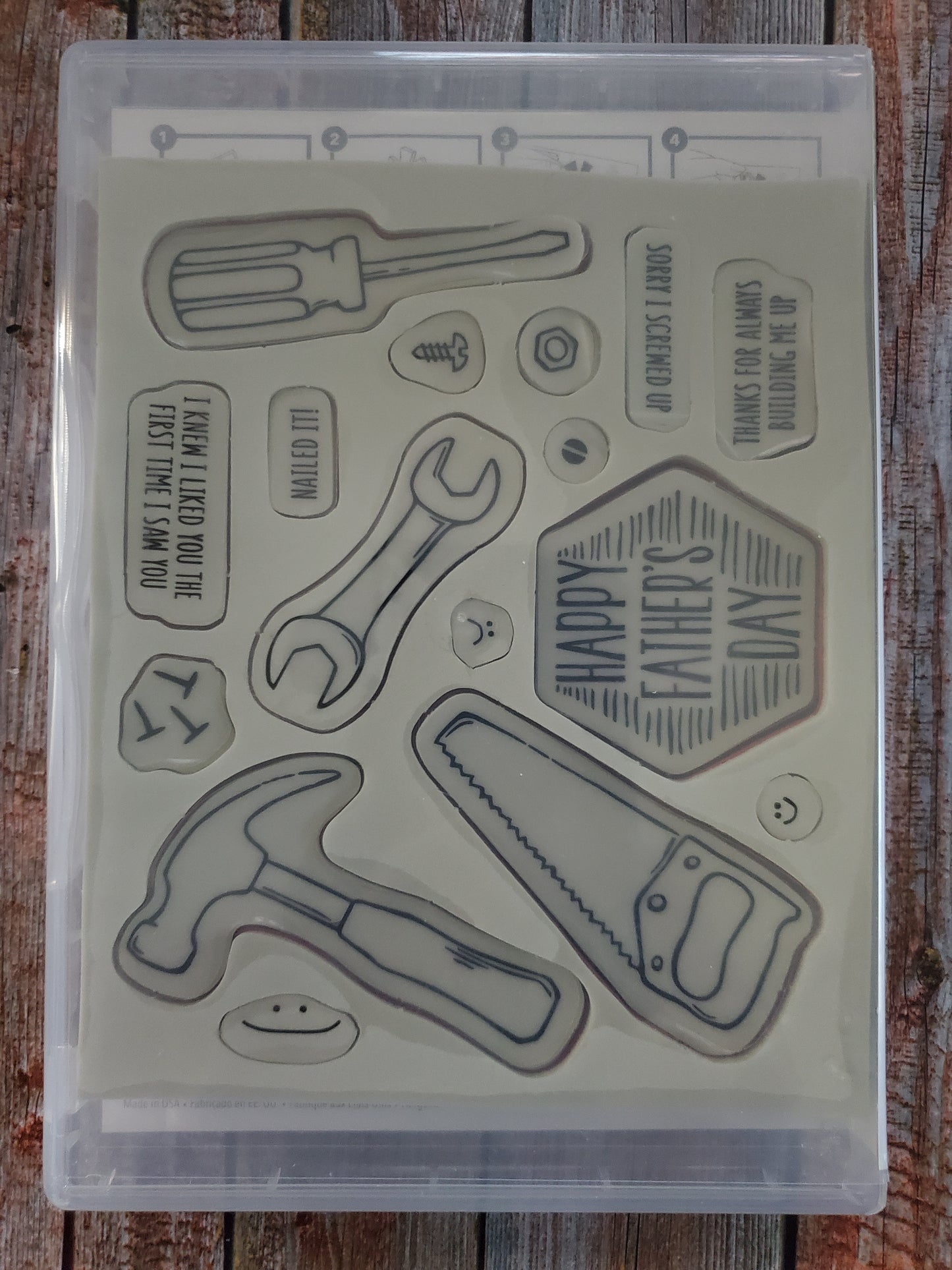 Stampin' UP! "Nailed It" Stamp Set with "Build It" Dies