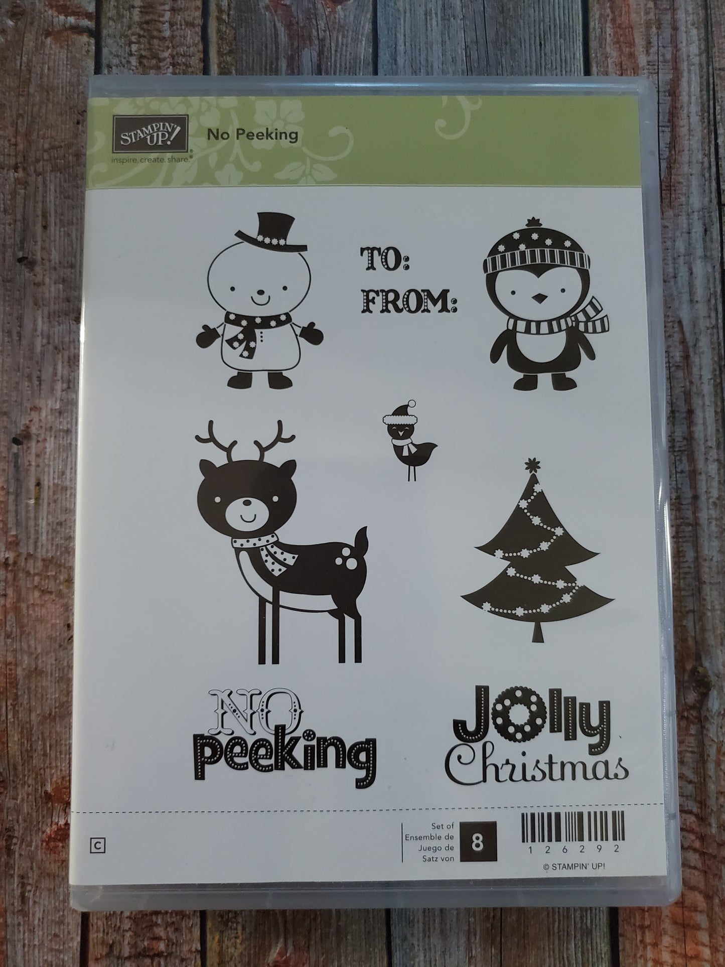 Stampin' UP! "No Peeking" Stamp Set