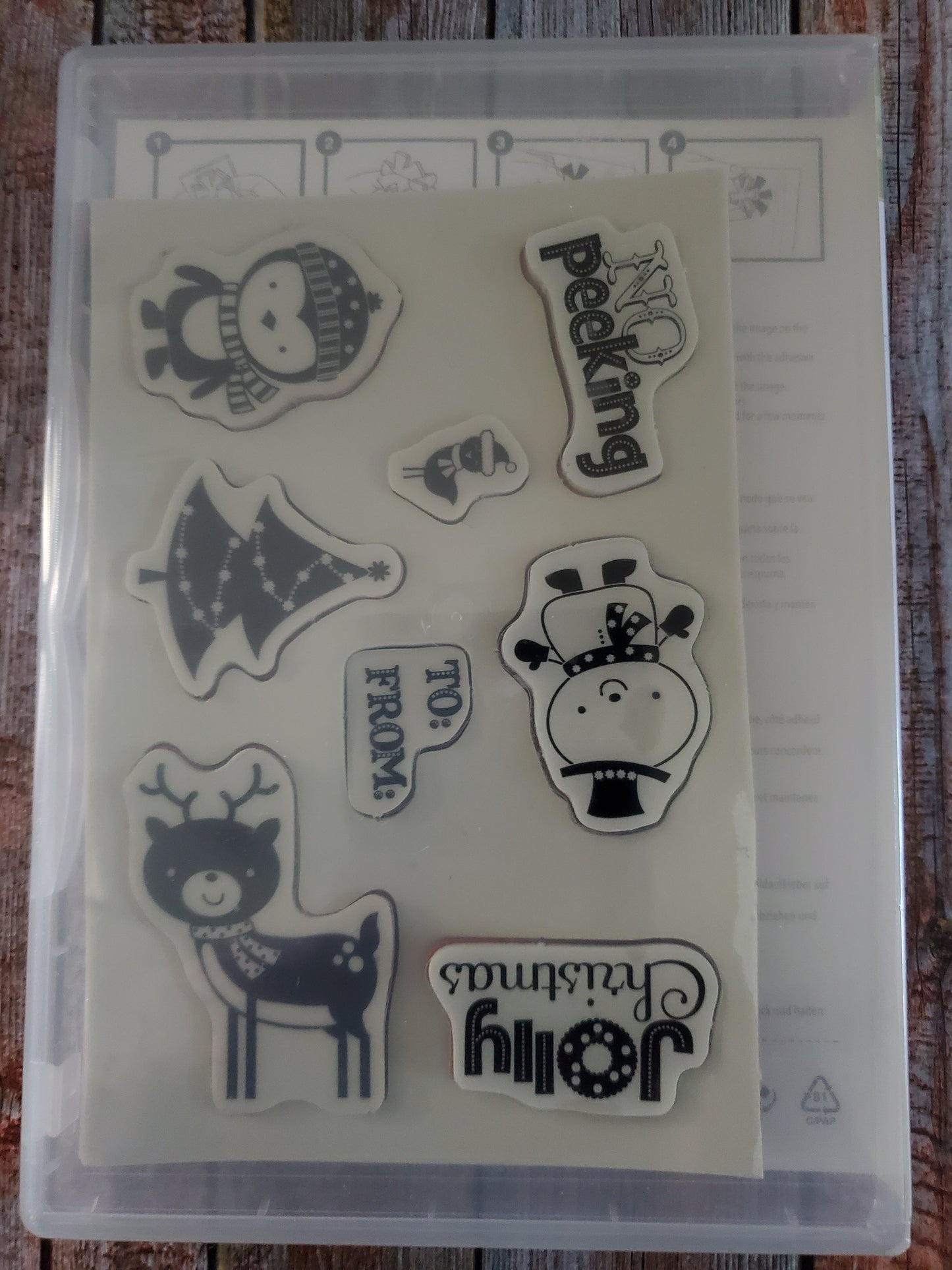 Stampin' UP! "No Peeking" Stamp Set