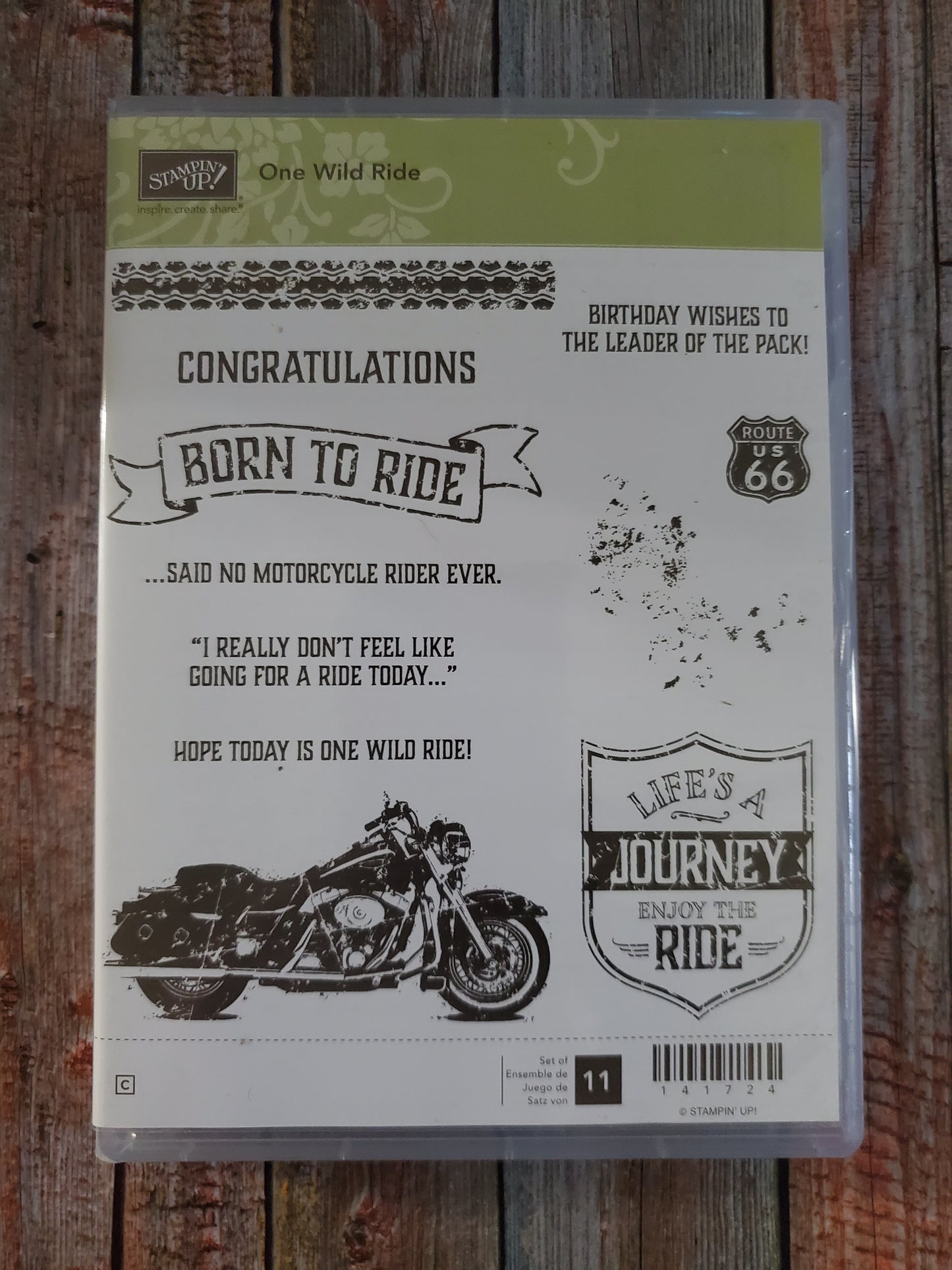 Stampin' UP! "One Wild Ride" Stamp Set