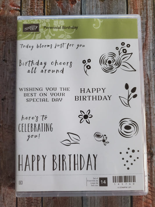 Stampin' UP! "Perennial Birthday" Stamp Set