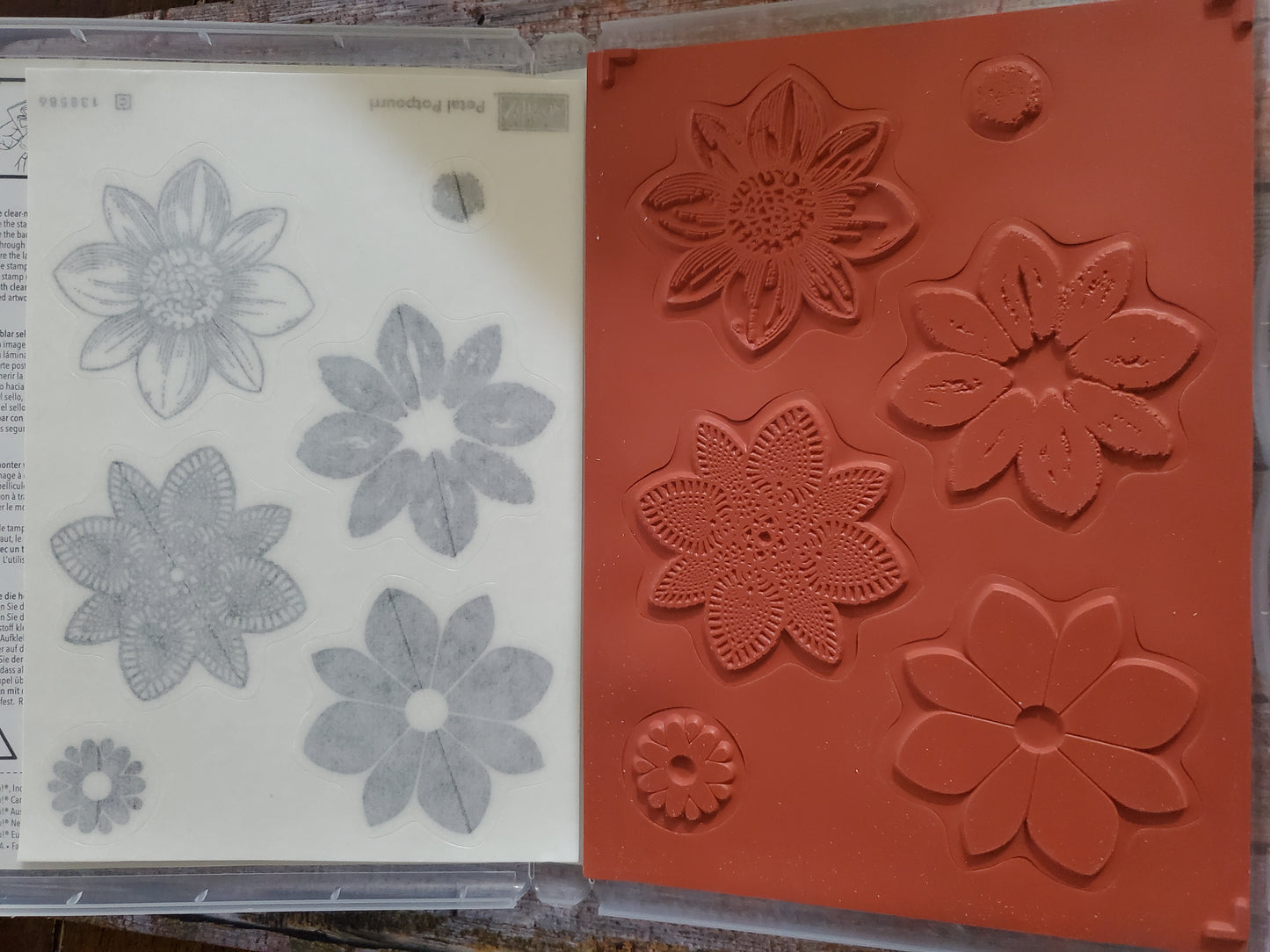 Stampin' UP! "Perennial Birthday" Stamp Set (Wood Block)