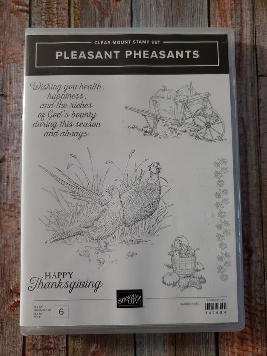 Stampin' UP! "Pleasant Pheasants" Stamp Set