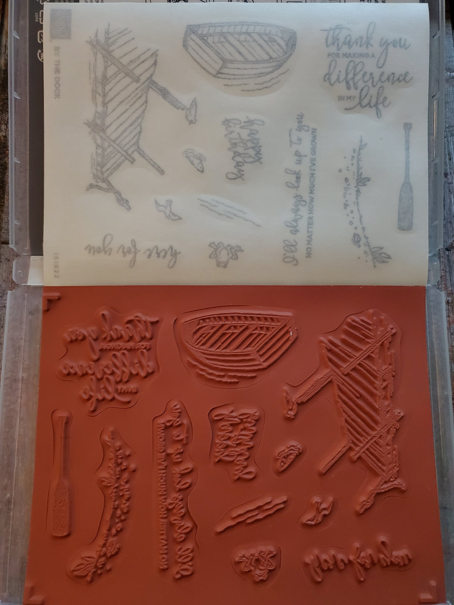 Stampin' UP! "By the Dock" Stamp Set with "Dockside" Dies