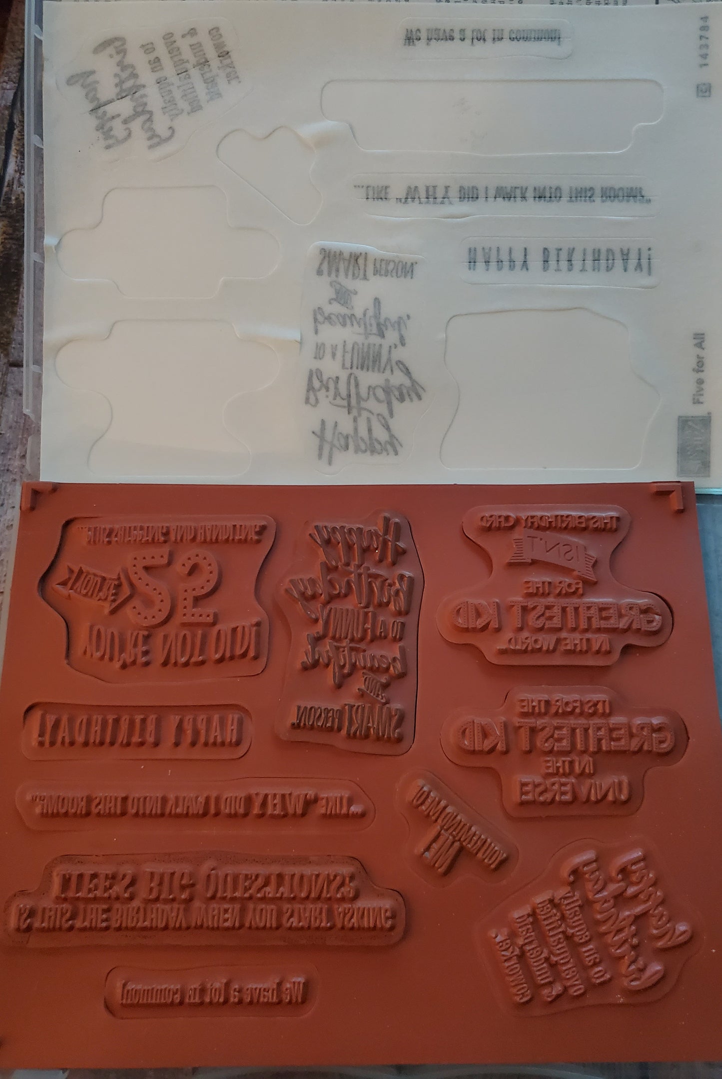 Stampin' UP! "Five for All" Stamp Set