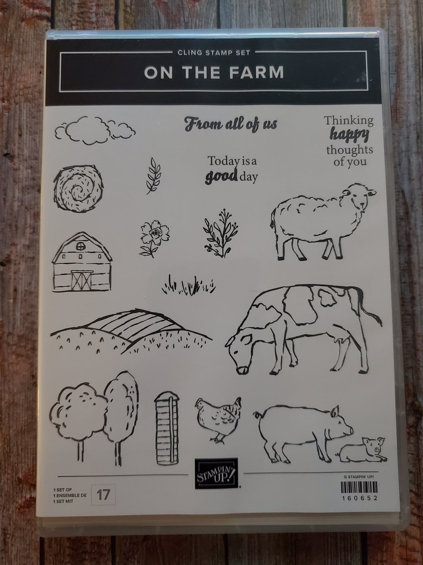 Stampin' UP! "On the Farm" Stamp Set with "On the Farm" Dies