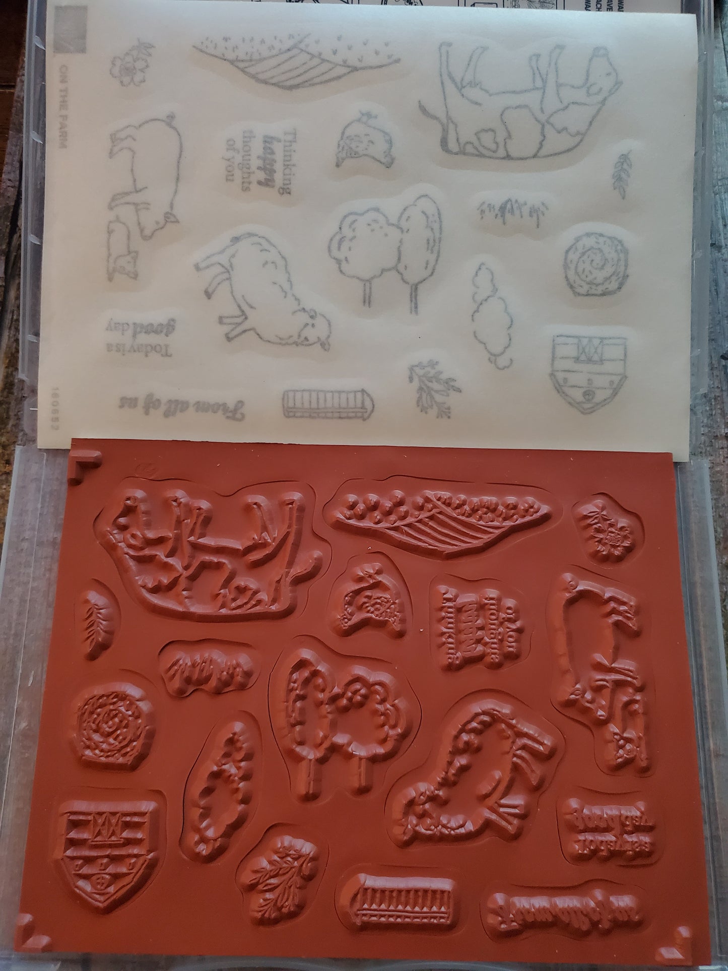 Stampin' UP! "On the Farm" Stamp Set with "On the Farm" Dies