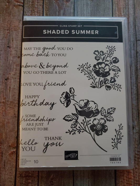 Stampin' UP! "Shaded Summer" Stamp Set with "Summer Shadows" Dies