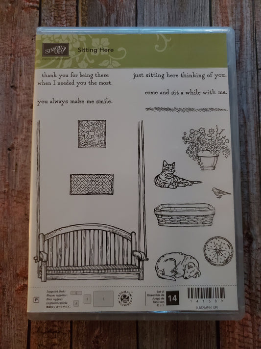 Stampin' UP! "Sitting Here" Stamp Set