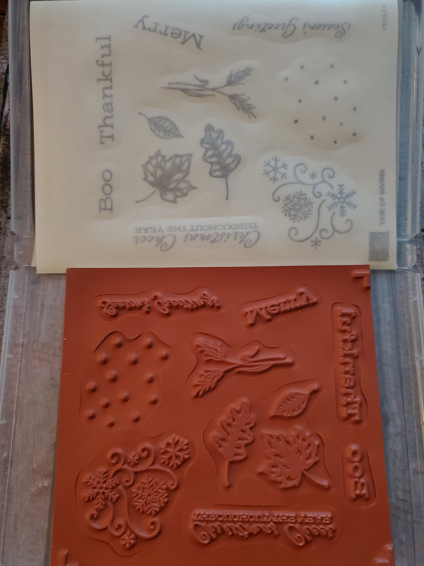 Stampin' UP! "Time of Giving" Stamp Set with "Giving Gifts" Dies