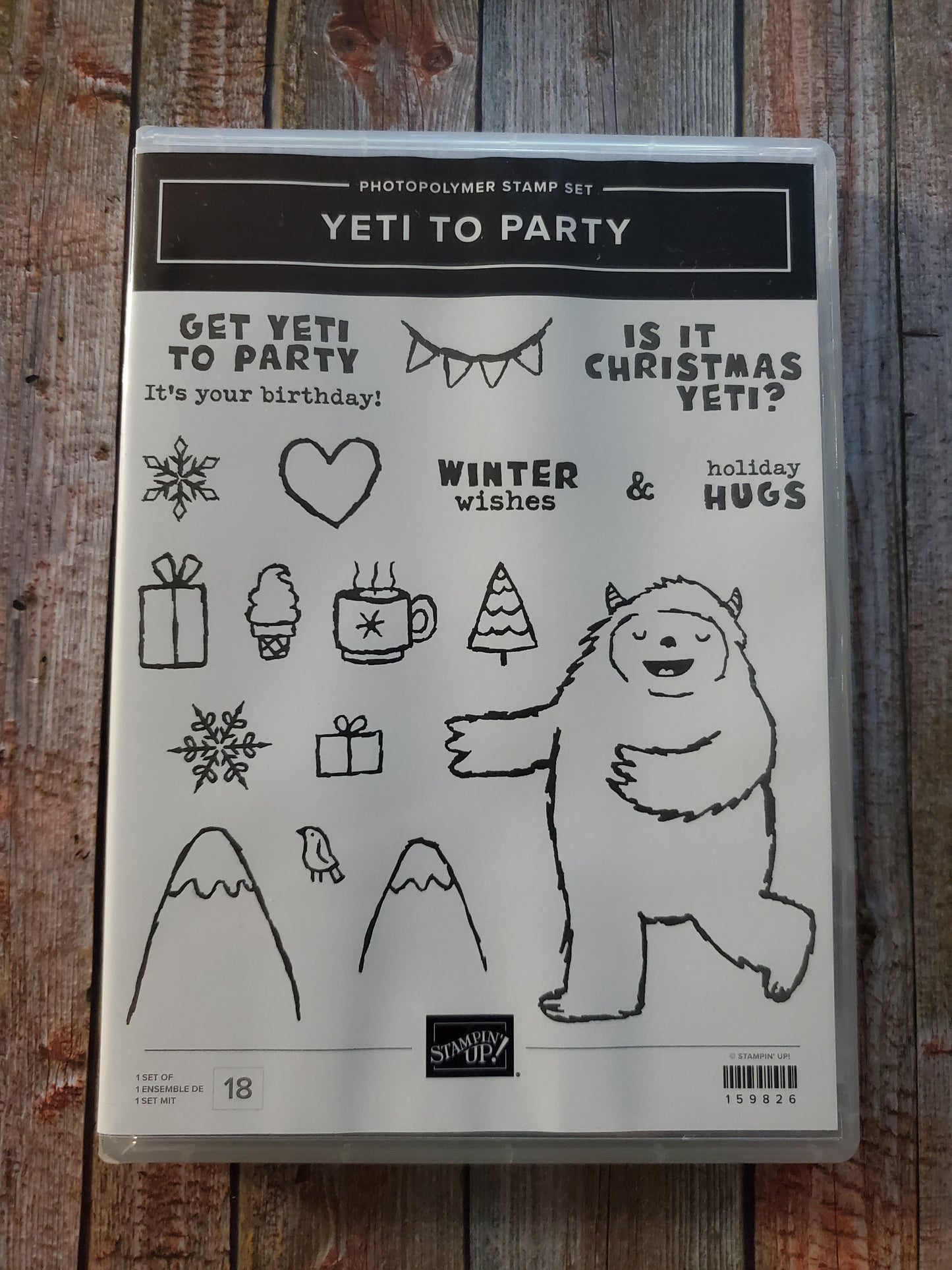 Stampin' UP! "Yeti to Party" Stamp Set with "Yeti" Dies