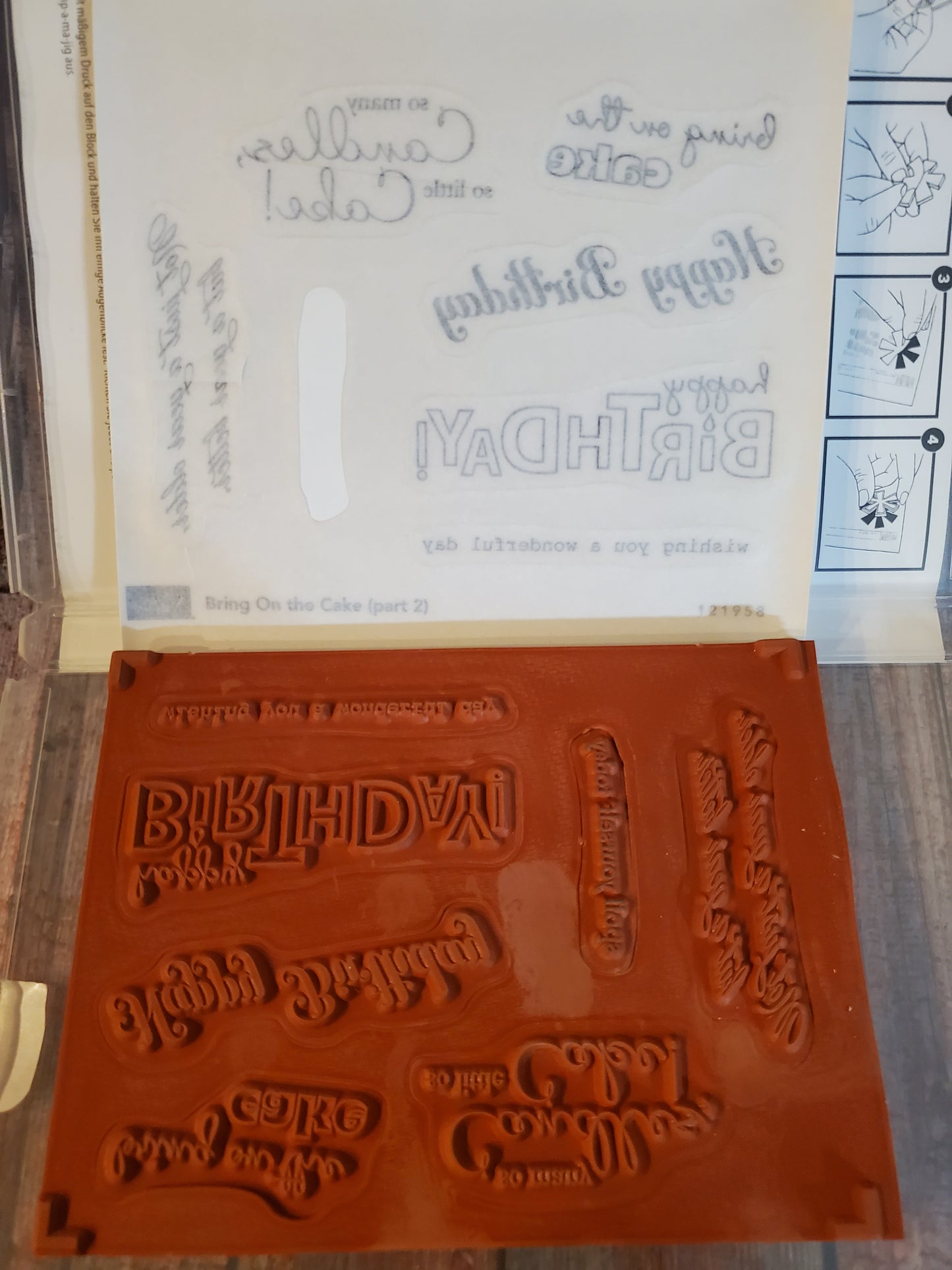 Stampin' UP! "Bring on the Cake" Case 2 of 2 - MISSING Case 1 of 2